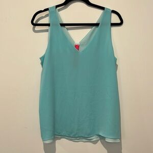Lilly Pulitzer tank top blue reversible women’s size M